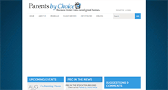 Desktop Screenshot of parentsbychoice.net